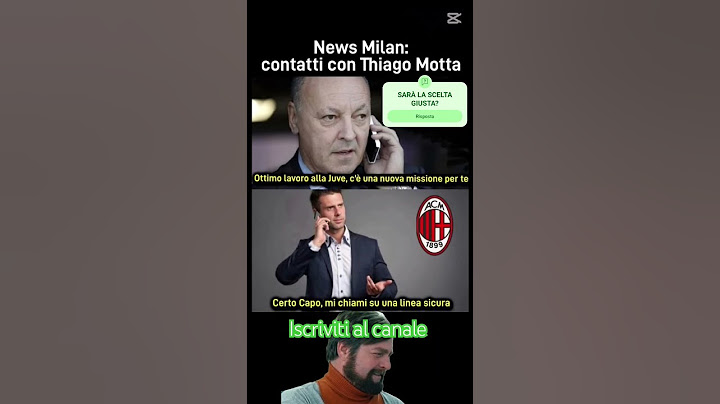 MILAN SU THIAGO MOTTA/MAROTTA LEAGUE #calcio #Inter #marottaleague #milan #motta #allenatore #perte