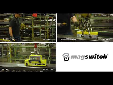 Magswitch Cordless Electric (CE) Lifter vs. Traditional Method - video from Magswitch