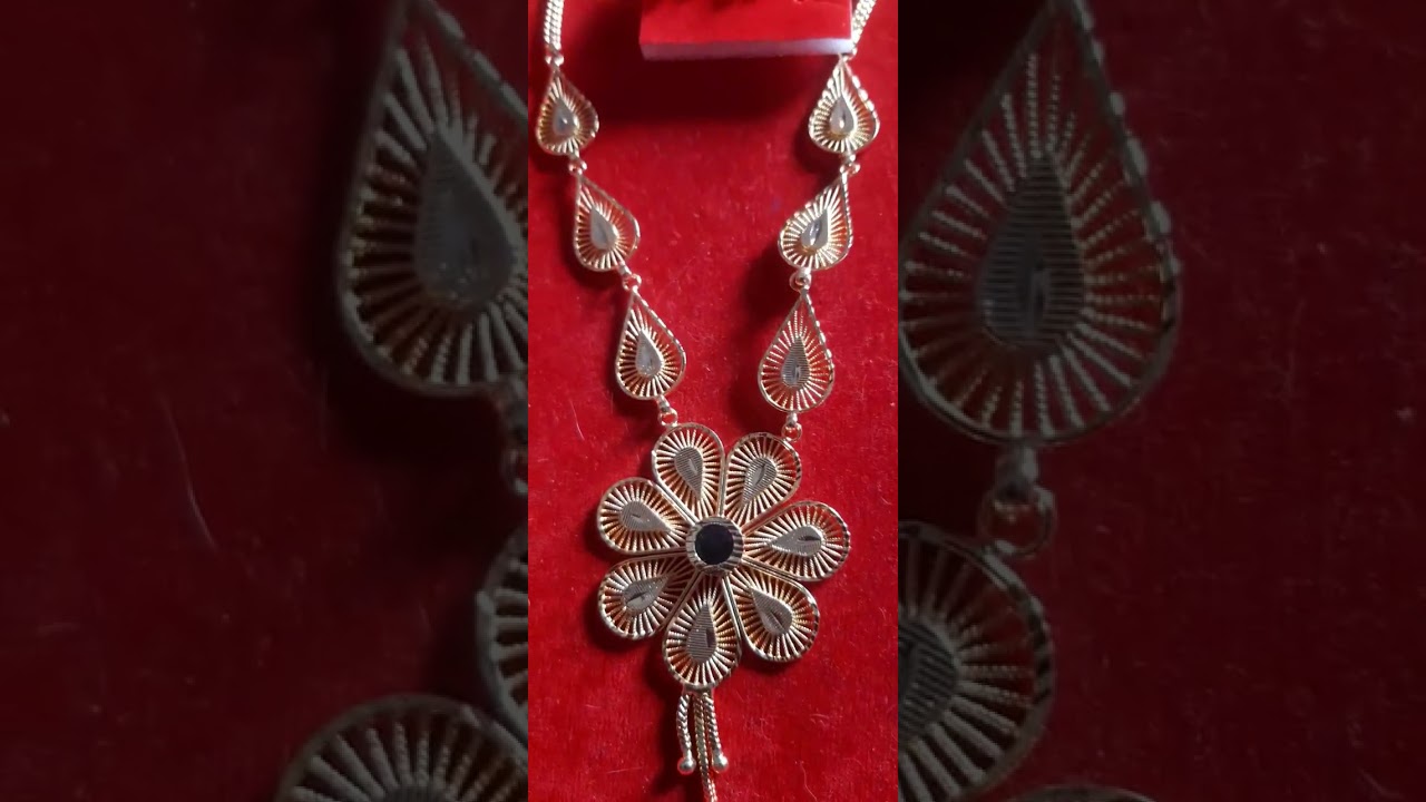 impon necklace and earing gold forming daily wear life time usagect.9840605038