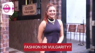 Is Khushi Mukherjee promoting fashion or vulgarity? Should there be some limit to these stunts?
