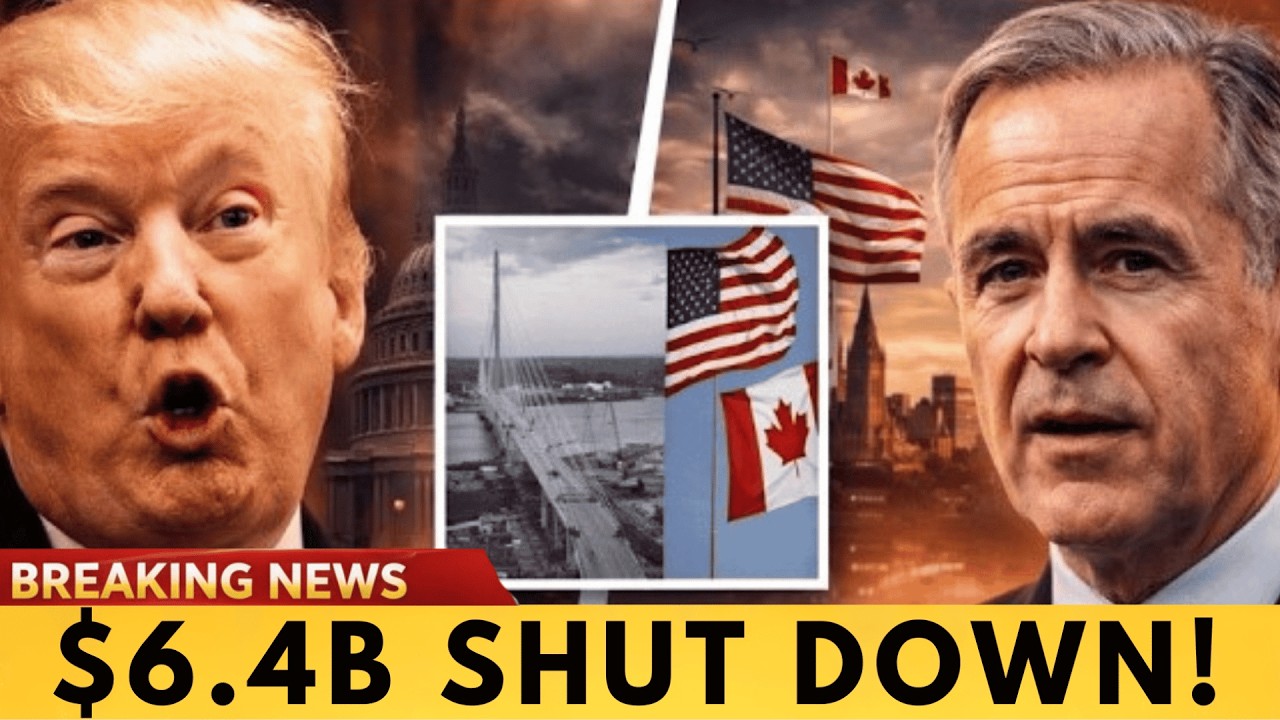 BREAKING: Trump SHOCKED as Carney Rejects $6.4B Bridge Demands