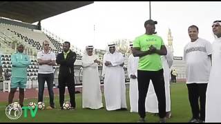 فيديو من زيارة نجوم الشباب القدامى لتحضيرات الجوارح لنهائي كأس الخليج العربي
