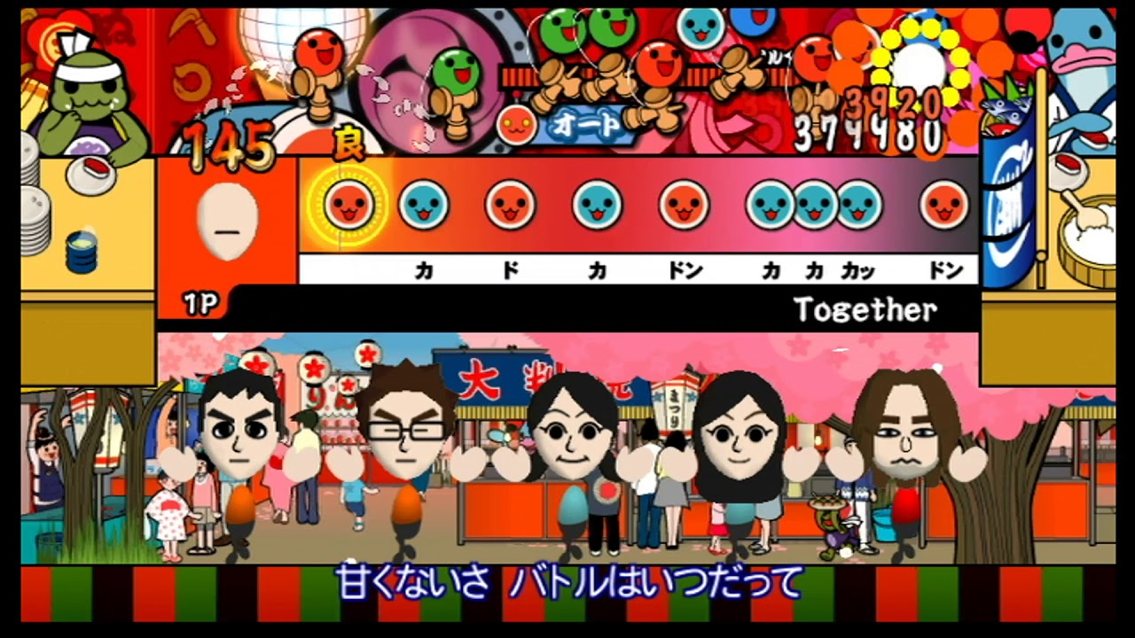 【太鼓の達人 Wii1】Together（おに）【オート動画】