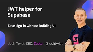 JWT generator for Supabase