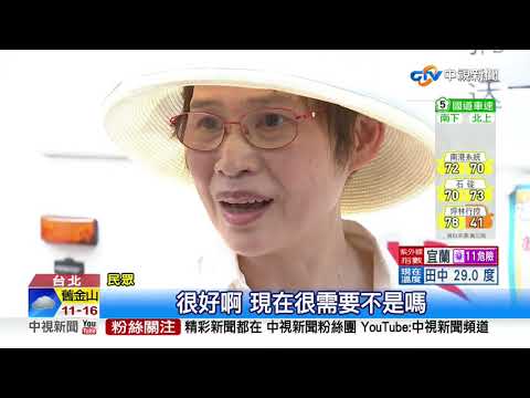 連假捐血送盒裝口罩 吸引民眾排隊捐血│中視新聞 20200627