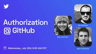 Authorization @ GitHub