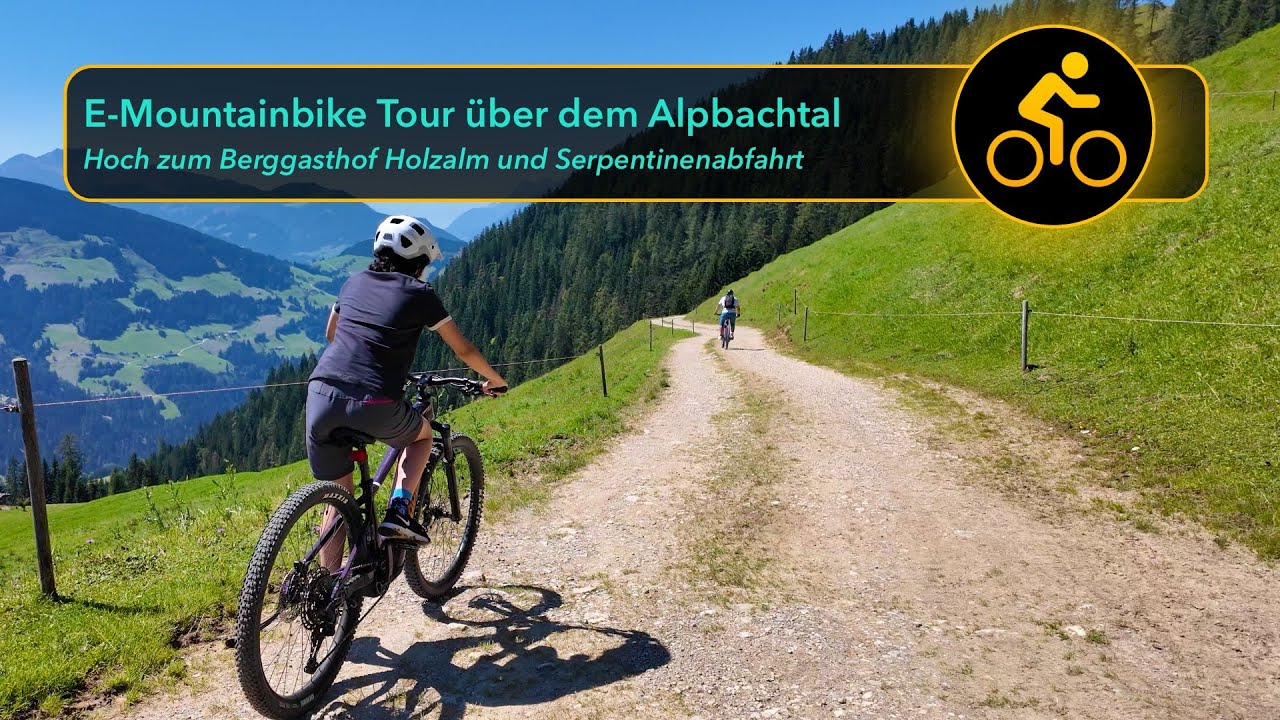 E Mountainbike Tour Alpbachtal - unsere erste richtige Berg Bike Tour. Tolle Wege, tolle Aussichten.