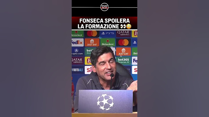 VERSO MILAN-BRUGGE | FONSECA spoilera la FORMAZIONE #shorts 👀💥