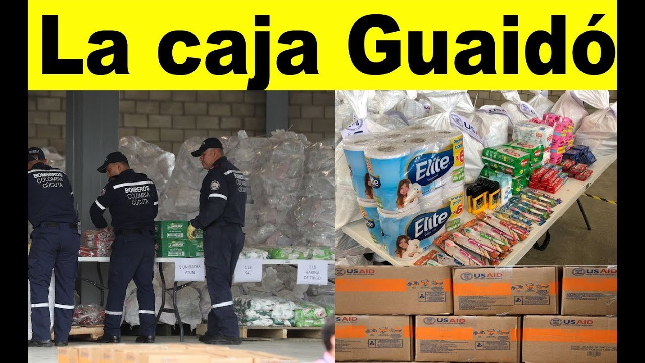 Esto Trae Las Cajas Ayuda Humanitaria YouTube