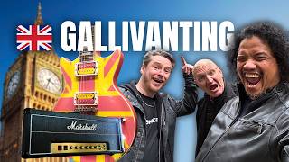 GALLIVANTING in the UK! Guitars, Amps and Fart Lamps!