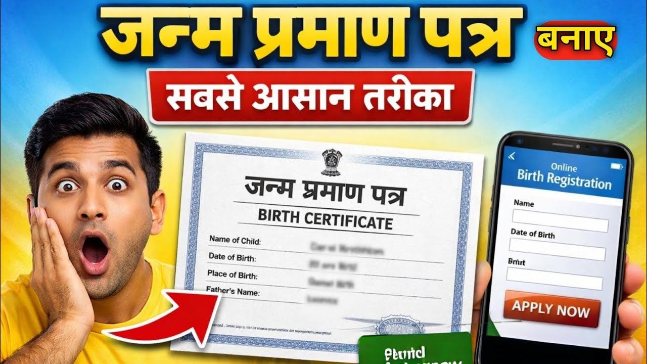 Janam Praman part kaise banaye full process || How to apply birth certificate full process || 