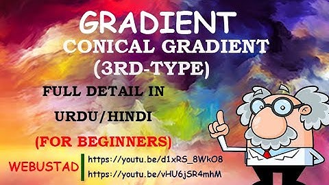 CONICAL GRADIENT CSS TAG| HOW TO ADD CONIC GRADIENT IN WEBPAGE USING HTML/CSS IN NOTEPAD- اردو/हिंदी