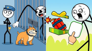 Satisfying ASMR Gameplay: THIEF PUZZLE Vs DIE OR PARTY — All Max Levels Gameplay Android, iOS