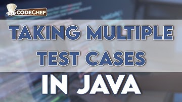 Taking multiple test cases in Java