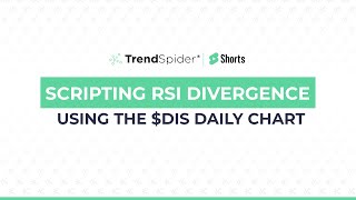Identifying RSI Divergence | $DIS | TrendSpider Shorts by TrendSpider 932 views 10 months ago 2 minutes, 12 seconds