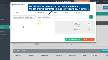 Multi Site Inventory Management of Equipment in Delivrd - Receive From Supplier