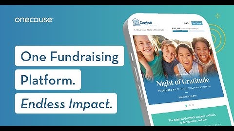 The All-in-One Fundraising Platform