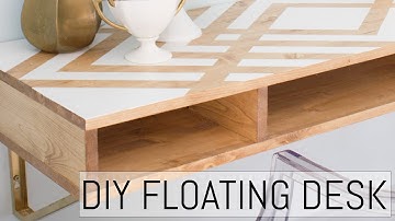 DIY Floating Desk