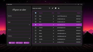 GUI con CRUD y Exportación a PDF y Excel  en Python usando FLET