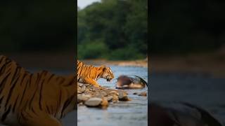 Tiger Vanishes In Seconds