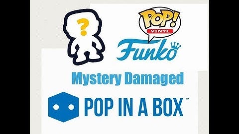 POP IN A BOX - UNBOXING DAMAGED FUNKO POP VINYL FIGURES | PIAB