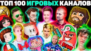 ТОП 100 ИГРОВЫХ КАНАЛОВ СНГ ПО ПОДПИСЧИКАМ