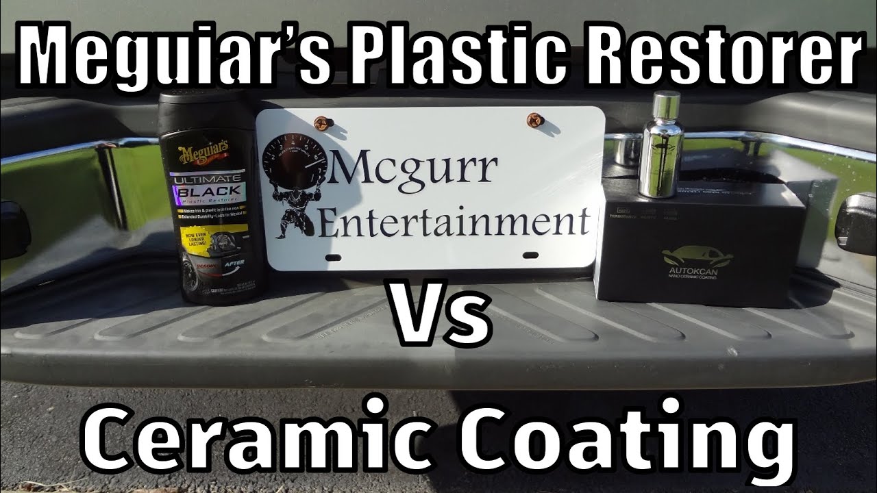 Meguiar's Ultimate Black Plastic Restorer vs Ceramic Coating 