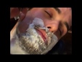 Straight Razor Shave - Barber Shaves Beard Off