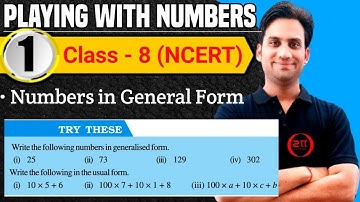 Numbers in General Form Chapter 16 NCERT Class 8 Maths | Try These pg.no.250 Class 8 maths Ch : 16
