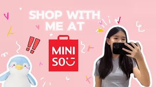 Shopping at Miniso 🎀