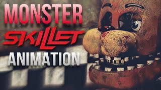 (FNAF/C4D) Monster Skillet - Animation Resimi
