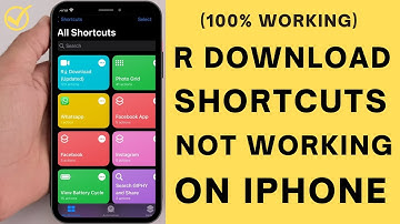 R Download Shortcut not Working On iPhone [iOS 16]