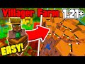 How To Build Easy Villager Breeder Farm Minecraft 1 21 Java Bedrock Edition 