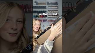 HUGE nail tech haul💅💅💅 #nails #nailinspo #nailtech #nailtutorial #satisfying #haul #nailhaul