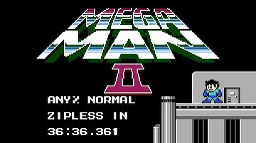 Mega Man 2 - 36:36.361 (Any% Normal, Zipless)(Former PB)
