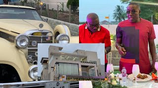 Despite,Ofori Sarpong storms millionaire friend’s house warming (Mansion) party in luxury cars