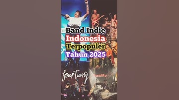 5 BAND INDIE PALING BERPENGARUH TAHUN 2025‼️#musik #band #indie