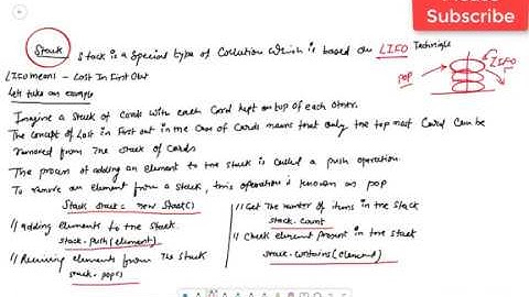 Stack in C# with Example