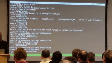 Docker meetup London Unikernels talk