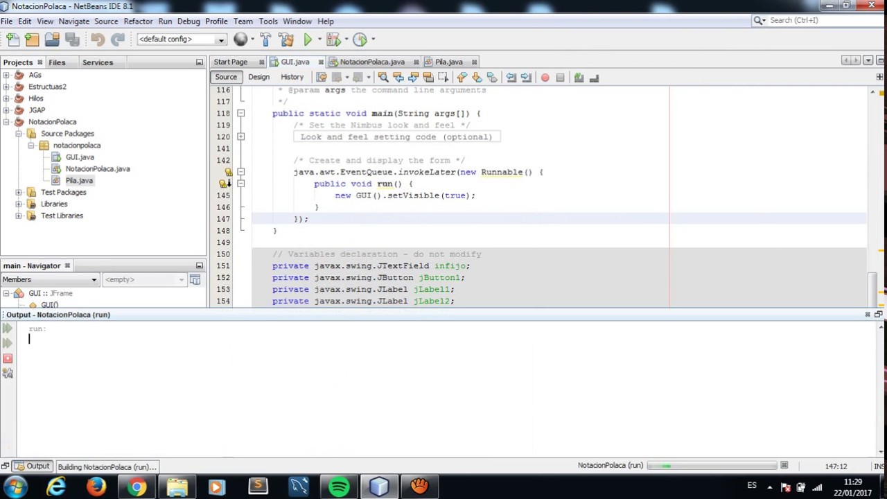Infijo a postfijo en java - YouTube