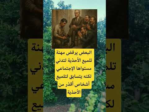 البعض يرفض مهنة تلميع الأحذية لتدني مستواها الإجتماعي اكسبلور الله لايك ترند 100 عشق