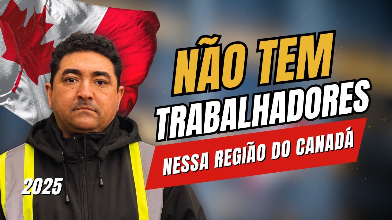 NESSA REGIÃO DO CANADÁ JÁ ESTÁ FALTANDO TRABALHADORES🇨🇦