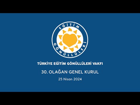 TEGV Olağan Genel Kurul Toplantısı - 2024