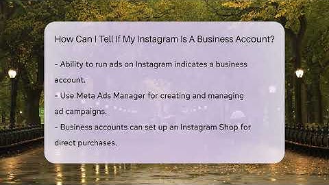 How Can I Tell If My Instagram Is A Business Account? - Everyday-Networking