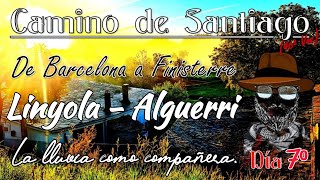 Camino de Santiago desde Barcelona. DÍA 7⁰: De Linyola a Alguerri 29,8 km's