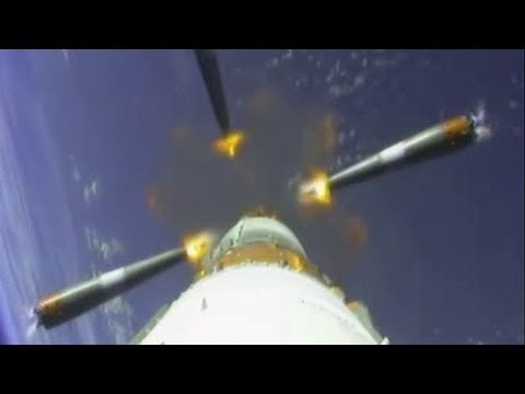 Onboard camera view: launch and separation of Sentinel-1A