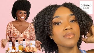 Y’all ! I Tried Tabitha Brown’s “Donna’s Recipe” Hair Care Products | Wash N&#39; Go