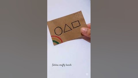 Squid game invetation  card✉️||#cardideas #diy #aesthetic #squidgame #minglegame #fypシ゚ #viralvideo
