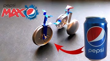 "Amazing Soda Can Bicycle! DIY Recycled Mini Bike"