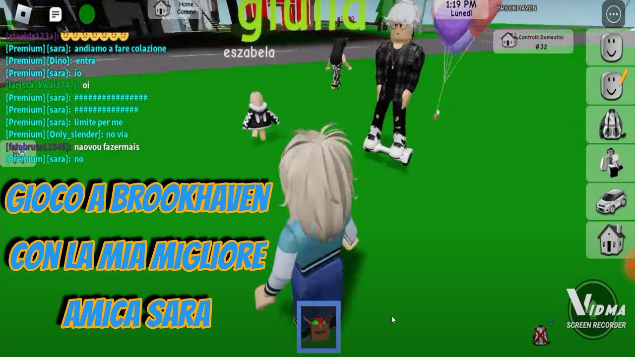 gioco a Brookhaven con la mia migliore amica Sara e facciamo la sfida ...
